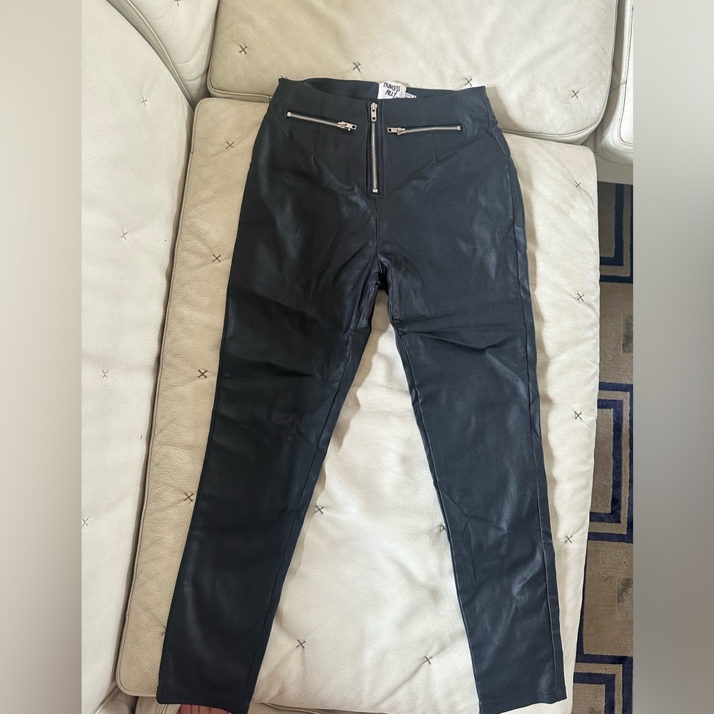 Princess polly black leather pants